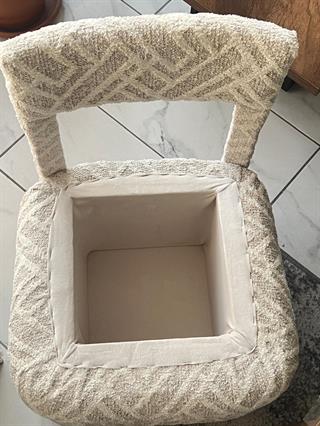 Troy Kapaklı Sandıklı Puf Sandalye