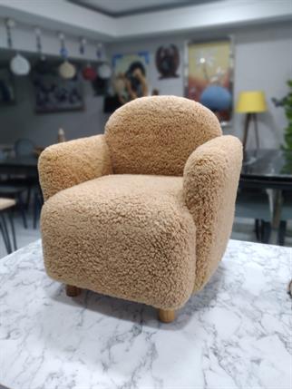  Teddy Ahşap Ayaklı Çocuk Koltuk