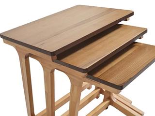 102 Ahşap 3lü Zigon Sehpa Seti