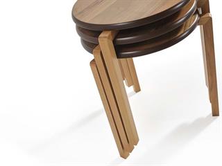 106 Ahşap 3lü Zigon Sehpa Seti