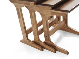 110 Ahşap 3 lü Zigon Sehpa Seti