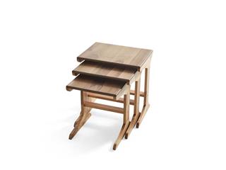 110 Ahşap 3 lü Zigon Sehpa Seti