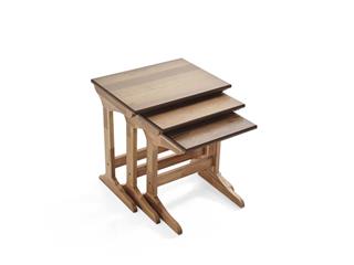 110 Ahşap 3 lü Zigon Sehpa Seti