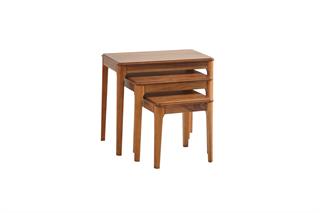 115 Ahşap 3lü Zigon Sehpa Seti