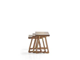 116 Ahşap 3lü Zigon Sehpa Seti