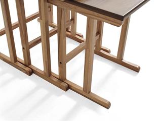 117 Ahşap 3lü Zigon Sehpa Seti