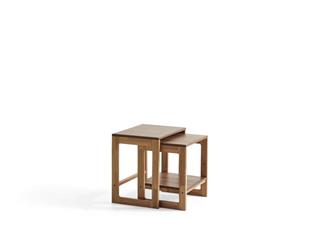 123 Ahşap 2li Zigon Sehpa Seti