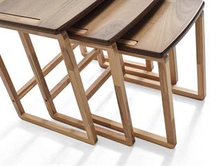 130 Ahşap 3lü Zigon Sehpa Seti