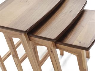 131 Ahşap 3lü Zigon Sehpa Seti