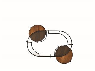 169 Ceviz Orta Sehpa Seti