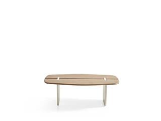 210 Orta Sehpa Doğal Ahşap Gövde Ahşap Ayaklı