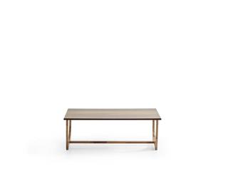 212 Orta Sehpa Doğal Ahşap Gövde Ahşap Ayaklı