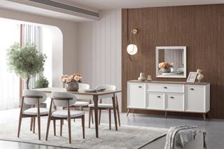 Ada Duvar Üniteli Yemek Odası Takımı