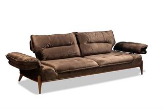 Aroda Kahve-Bej Yataklı Koltuk Takımı