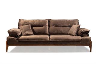 Aroda Kahve-Bej Yataklı Koltuk Takımı