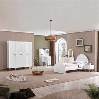 Bohem Genç Odası 4 Kapılı Dolap 