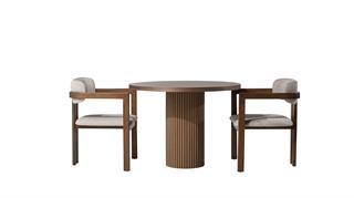 Dante Mdf Ceviz Masa Sandalye