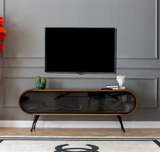 DUO Şömineli Tv Ünitesi Ceviz