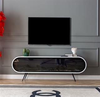 DUO 180 Cm Şömineli Tv Ünitesi Beyaz