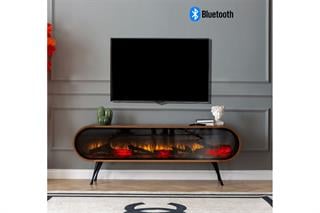 DUO Şömineli Tv Ünitesi Ceviz