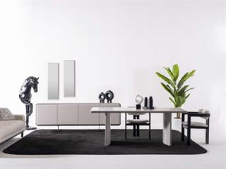 Hema Sis Gri Yemek Odası