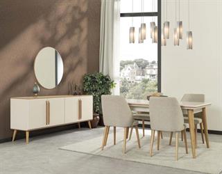 Liza Duvar Üniteli Yemek Odası Takımı