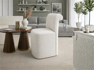 Lora Modern Silinebilir Kumaşlı Sırtlı Puf 