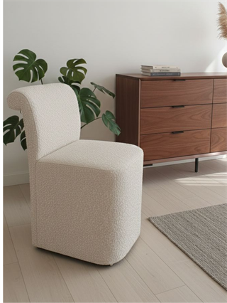 Lora Modern Silinebilir Kumaşlı Sırtlı Puf 