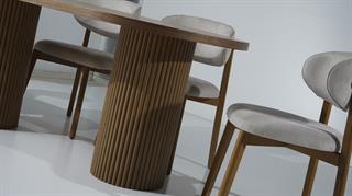 Nevada Mdf Ceviz Masa Sandalye