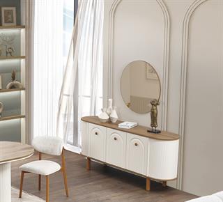 Oslo Mdf Bohem Yemek Odası Takımı