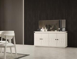 Petek Duvar Üniteli Yemek Odası Takımı