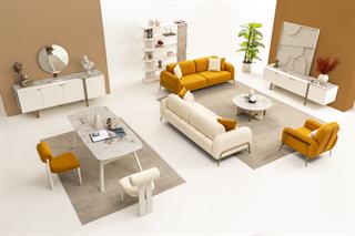 Puffy Yemek Odası Takımı