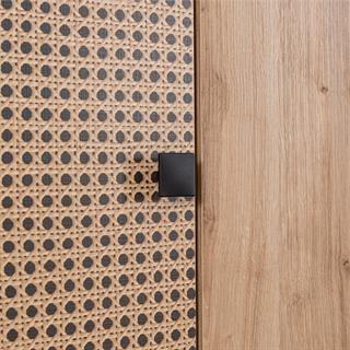 Rustik Ranzalı Genç Odası 4 Kapılı Dolap