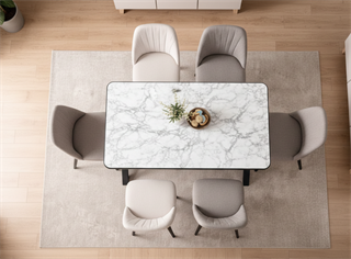 Sera Mdf Dikdörtgen Metal Ayaklı  Açılır Masa Sandalye 