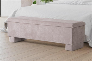 Side Lüks Sandıklı Yatak Ucu Pufu Bench