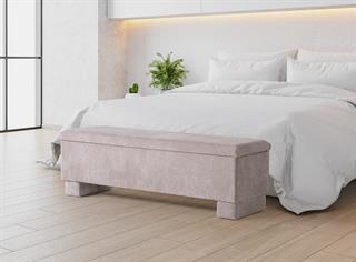 Side Lüks Sandıklı Yatak Ucu Pufu Bench