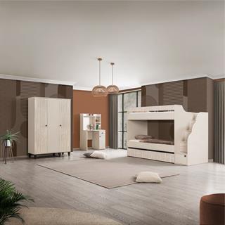 Story Ranzalı Genç Odası 3 Kapılı Dolap