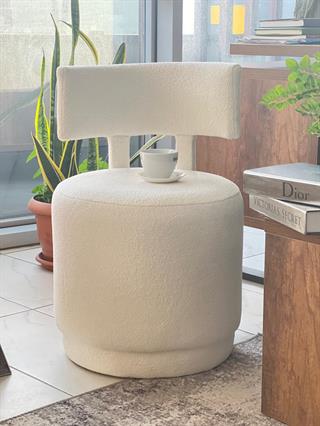 Arty Teddy Kumaşlı Puf Bench