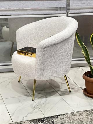 Esla Teddy Kumaşlı Tekli Berjer Sandalye