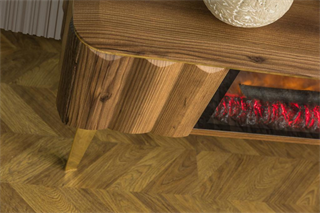 Uno Ceviz Şomineli Tv Ünitesi