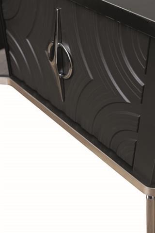 Viyana Antrasit Şömineli Çekmeceli Tv Ünitesi