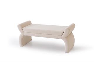 Zenn Coco Kumaşlı Modern Bench