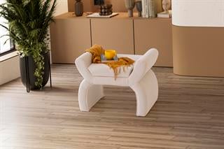 Zenn Coco Kumaşlı Modern Puf&bench