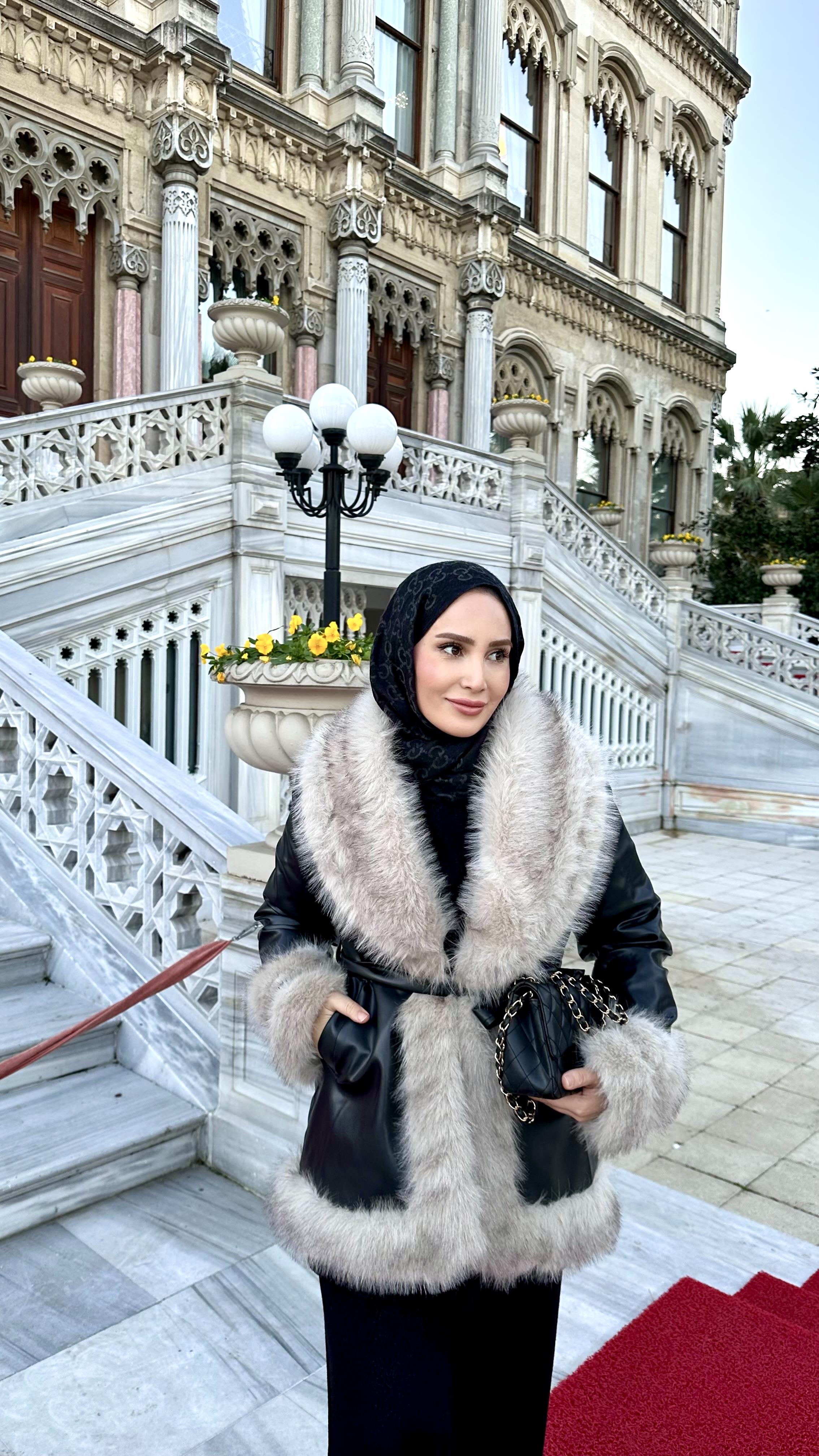 İthal kürk siyah 