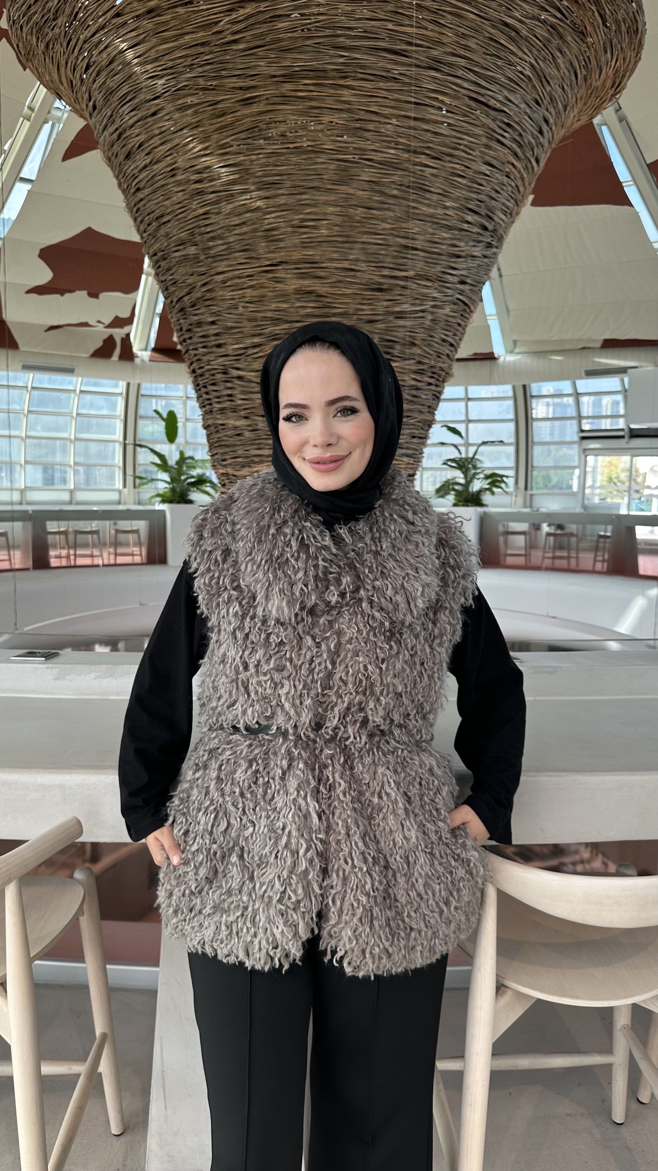 Peluş yelek 