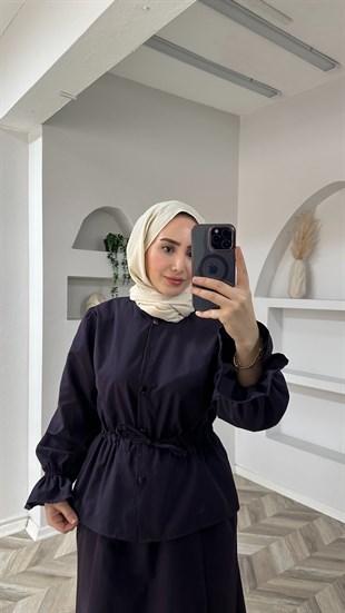 Famili etek takım mor 