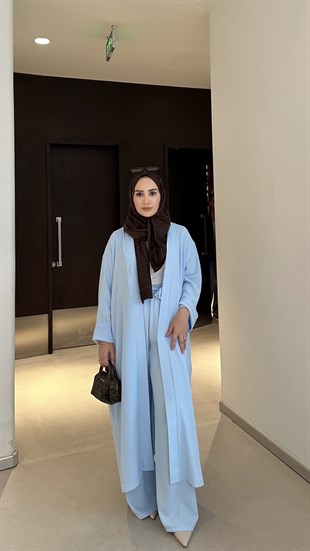 Ferah abaya mavi 