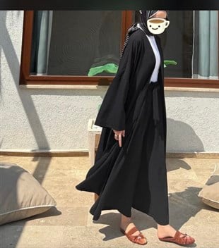 Zilan abaya siyah