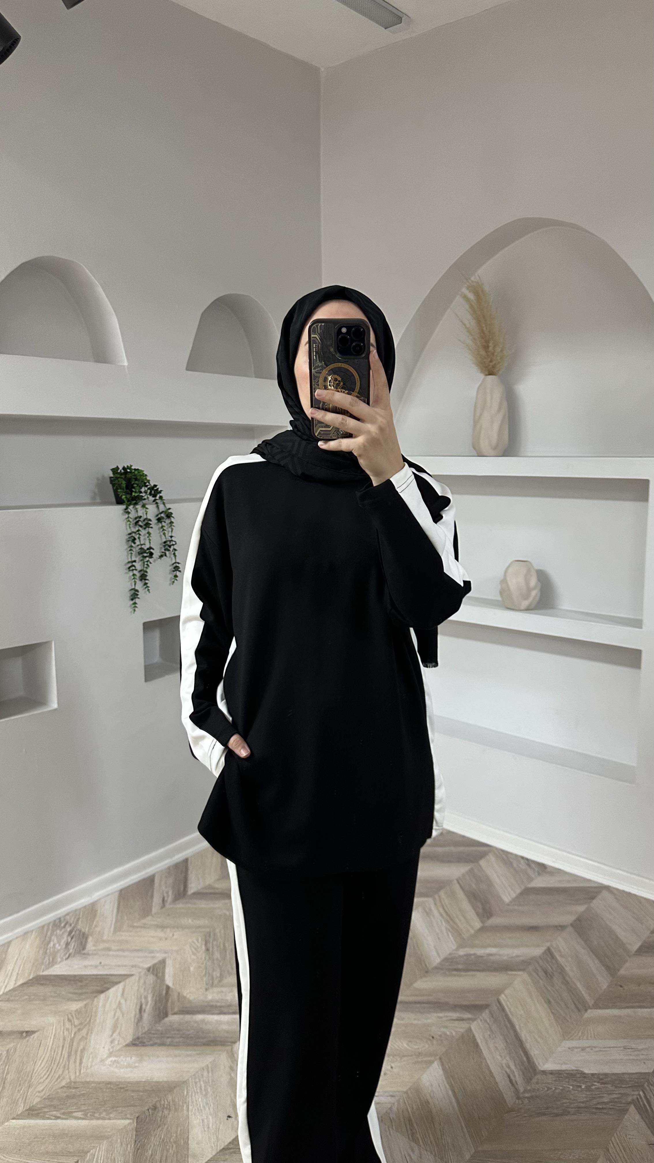 Liza takım siyah 
