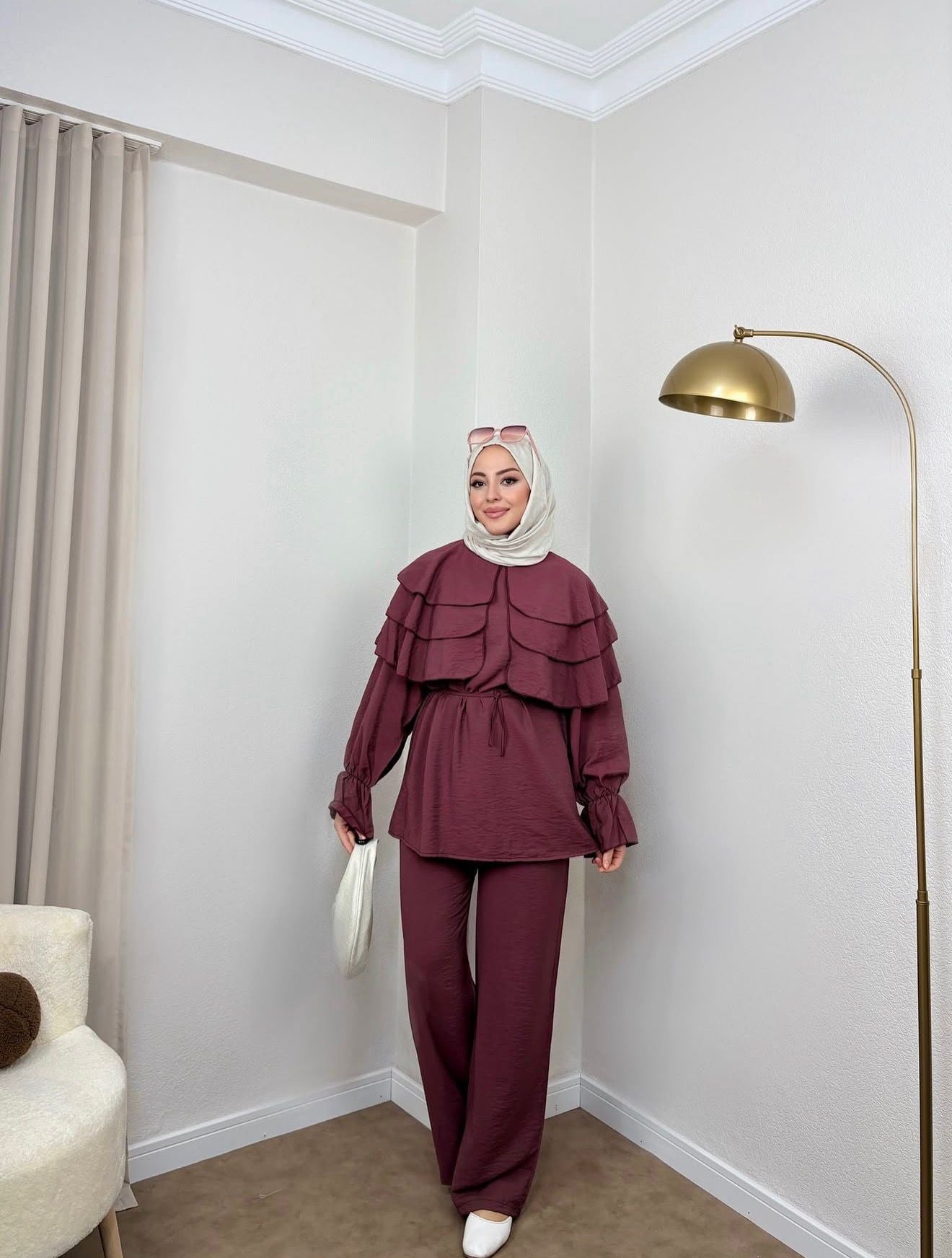 Maya takım bordo 